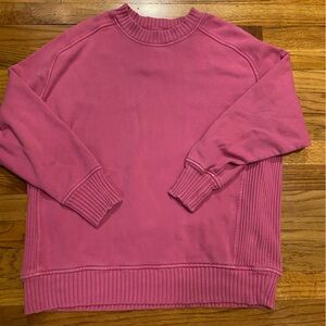 Aerie Pink Crew Neck Sweater